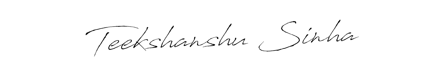 Also we have Teekshanshu Sinha name is the best signature style. Create professional handwritten signature collection using Antro_Vectra autograph style. Teekshanshu Sinha signature style 6 images and pictures png