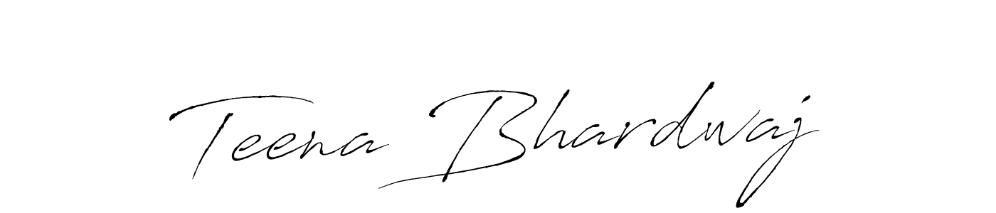 Make a beautiful signature design for name Teena Bhardwaj. Use this online signature maker to create a handwritten signature for free. Teena Bhardwaj signature style 6 images and pictures png