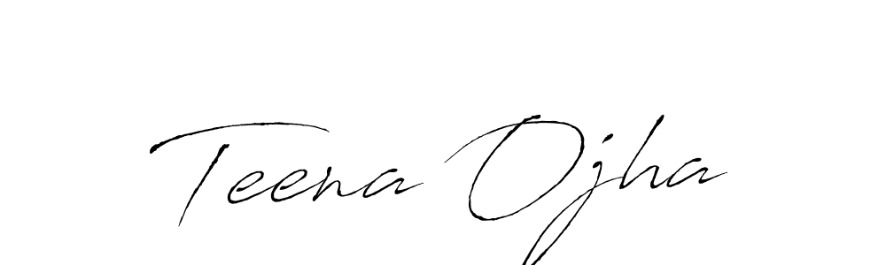 It looks lik you need a new signature style for name Teena Ojha. Design unique handwritten (Antro_Vectra) signature with our free signature maker in just a few clicks. Teena Ojha signature style 6 images and pictures png