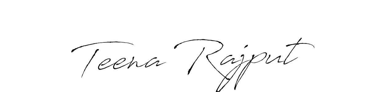 Antro_Vectra is a professional signature style that is perfect for those who want to add a touch of class to their signature. It is also a great choice for those who want to make their signature more unique. Get Teena Rajput name to fancy signature for free. Teena Rajput signature style 6 images and pictures png