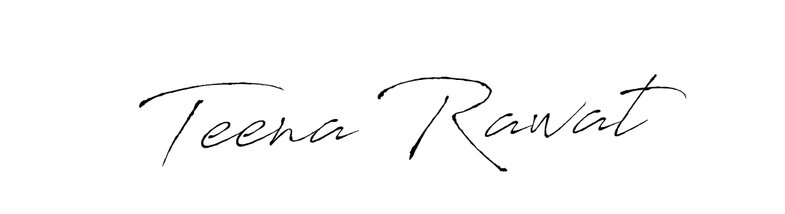 How to make Teena Rawat name signature. Use Antro_Vectra style for creating short signs online. This is the latest handwritten sign. Teena Rawat signature style 6 images and pictures png