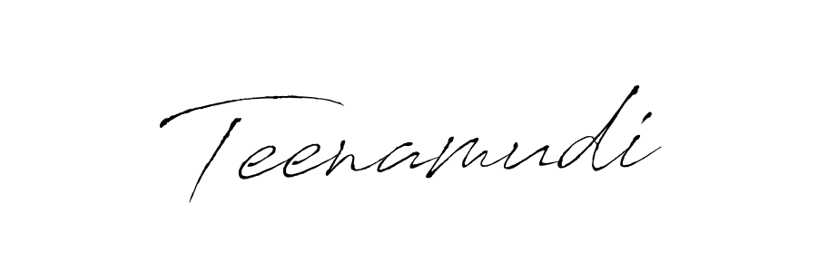 if you are searching for the best signature style for your name Teenamudi. so please give up your signature search. here we have designed multiple signature styles  using Antro_Vectra. Teenamudi signature style 6 images and pictures png