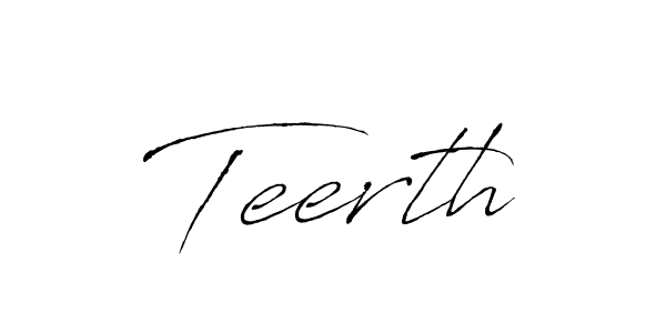 You should practise on your own different ways (Antro_Vectra) to write your name (Teerth) in signature. don't let someone else do it for you. Teerth signature style 6 images and pictures png