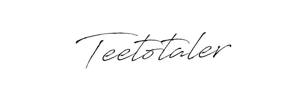 Create a beautiful signature design for name Teetotaler. With this signature (Antro_Vectra) fonts, you can make a handwritten signature for free. Teetotaler signature style 6 images and pictures png