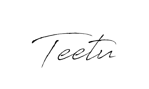 Make a beautiful signature design for name Teetu. With this signature (Antro_Vectra) style, you can create a handwritten signature for free. Teetu signature style 6 images and pictures png