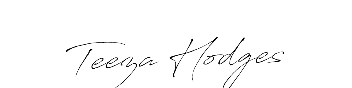 How to make Teeza Hodges name signature. Use Antro_Vectra style for creating short signs online. This is the latest handwritten sign. Teeza Hodges signature style 6 images and pictures png