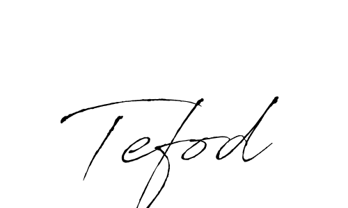Create a beautiful signature design for name Tefod. With this signature (Antro_Vectra) fonts, you can make a handwritten signature for free. Tefod signature style 6 images and pictures png