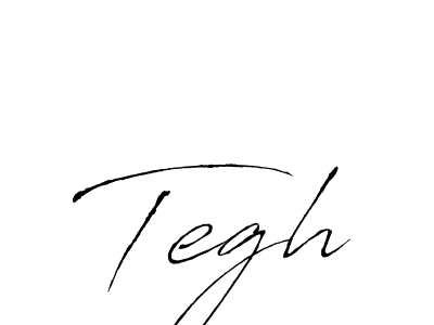 Use a signature maker to create a handwritten signature online. With this signature software, you can design (Antro_Vectra) your own signature for name Tegh. Tegh signature style 6 images and pictures png