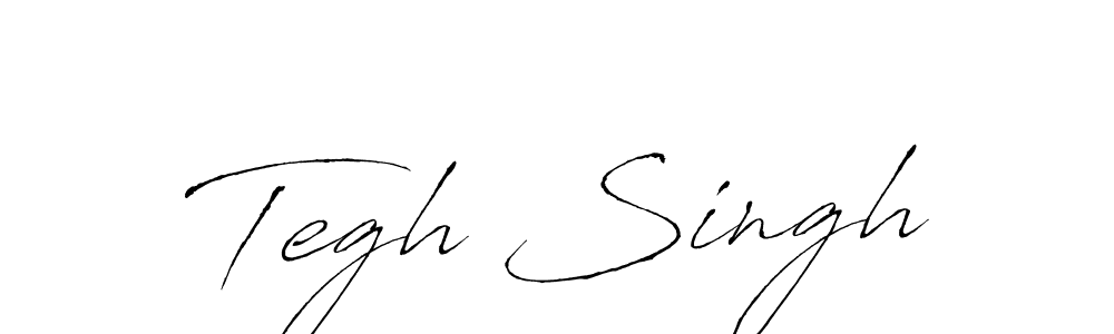 Tegh Singh stylish signature style. Best Handwritten Sign (Antro_Vectra) for my name. Handwritten Signature Collection Ideas for my name Tegh Singh. Tegh Singh signature style 6 images and pictures png