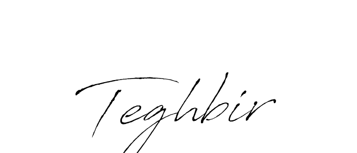 Make a beautiful signature design for name Teghbir. With this signature (Antro_Vectra) style, you can create a handwritten signature for free. Teghbir signature style 6 images and pictures png