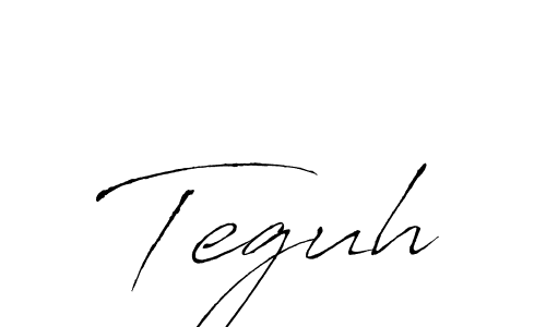 The best way (Antro_Vectra) to make a short signature is to pick only two or three words in your name. The name Teguh include a total of six letters. For converting this name. Teguh signature style 6 images and pictures png