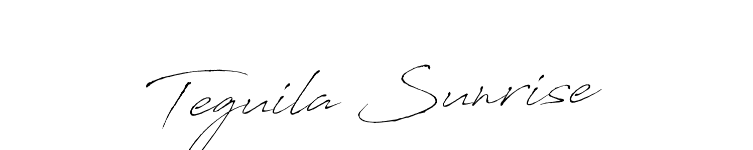 Antro_Vectra is a professional signature style that is perfect for those who want to add a touch of class to their signature. It is also a great choice for those who want to make their signature more unique. Get Teguila Sunrise name to fancy signature for free. Teguila Sunrise signature style 6 images and pictures png