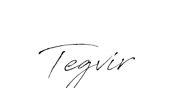 How to make Tegvir signature? Antro_Vectra is a professional autograph style. Create handwritten signature for Tegvir name. Tegvir signature style 6 images and pictures png