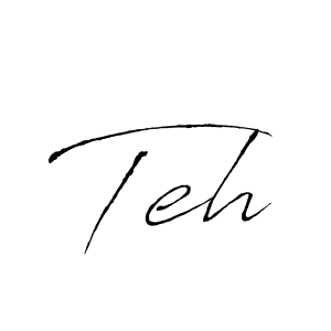 You should practise on your own different ways (Antro_Vectra) to write your name (Teh) in signature. don't let someone else do it for you. Teh signature style 6 images and pictures png