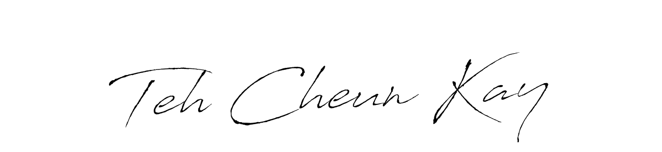 Use a signature maker to create a handwritten signature online. With this signature software, you can design (Antro_Vectra) your own signature for name Teh Cheun Kay. Teh Cheun Kay signature style 6 images and pictures png