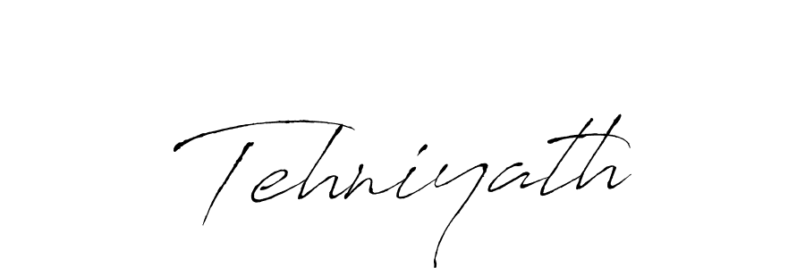 Make a beautiful signature design for name Tehniyath. With this signature (Antro_Vectra) style, you can create a handwritten signature for free. Tehniyath signature style 6 images and pictures png