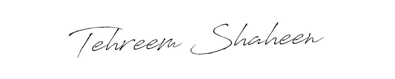 The best way (Antro_Vectra) to make a short signature is to pick only two or three words in your name. The name Tehreem Shaheen include a total of six letters. For converting this name. Tehreem Shaheen signature style 6 images and pictures png