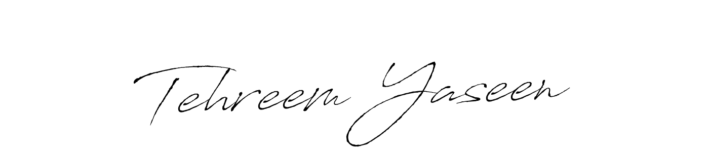 Also we have Tehreem Yaseen name is the best signature style. Create professional handwritten signature collection using Antro_Vectra autograph style. Tehreem Yaseen signature style 6 images and pictures png