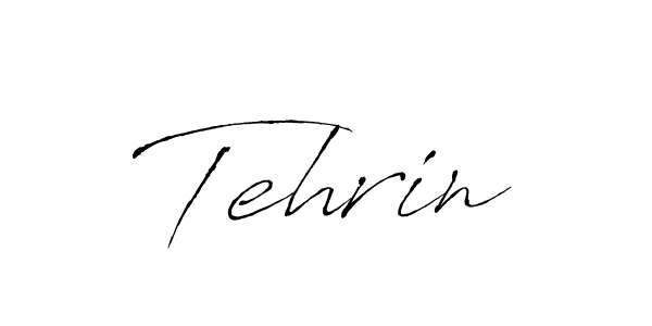 Design your own signature with our free online signature maker. With this signature software, you can create a handwritten (Antro_Vectra) signature for name Tehrin. Tehrin signature style 6 images and pictures png