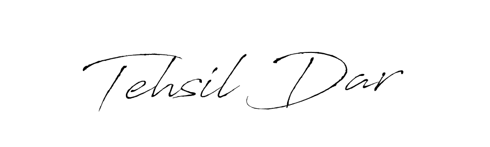 Design your own signature with our free online signature maker. With this signature software, you can create a handwritten (Antro_Vectra) signature for name Tehsil Dar. Tehsil Dar signature style 6 images and pictures png