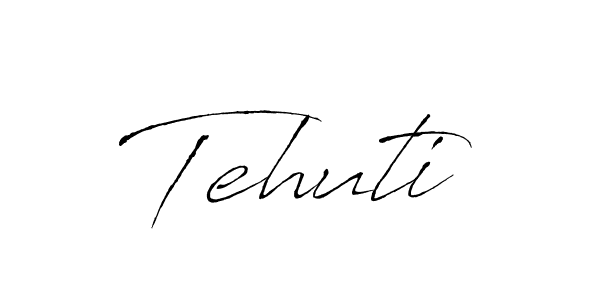 Make a beautiful signature design for name Tehuti. With this signature (Antro_Vectra) style, you can create a handwritten signature for free. Tehuti signature style 6 images and pictures png