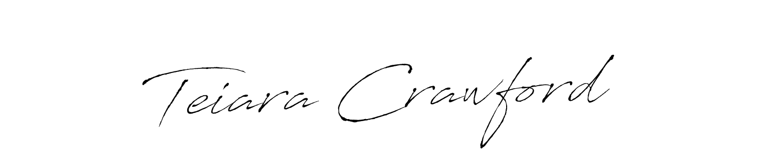 Make a beautiful signature design for name Teiara Crawford. Use this online signature maker to create a handwritten signature for free. Teiara Crawford signature style 6 images and pictures png