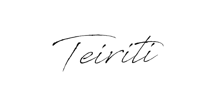 Also we have Teiriti name is the best signature style. Create professional handwritten signature collection using Antro_Vectra autograph style. Teiriti signature style 6 images and pictures png