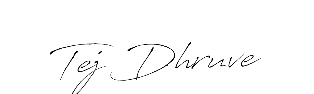 Use a signature maker to create a handwritten signature online. With this signature software, you can design (Antro_Vectra) your own signature for name Tej Dhruve. Tej Dhruve signature style 6 images and pictures png