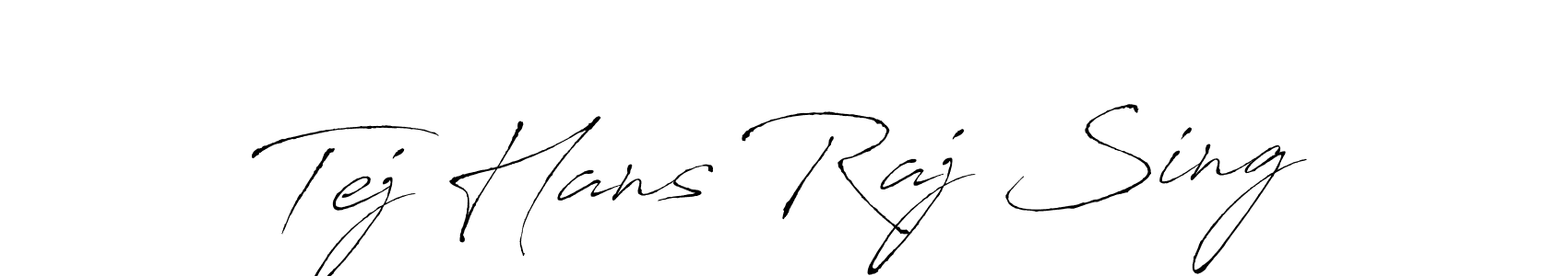 It looks lik you need a new signature style for name Tej Hans Raj Sing. Design unique handwritten (Antro_Vectra) signature with our free signature maker in just a few clicks. Tej Hans Raj Sing signature style 6 images and pictures png