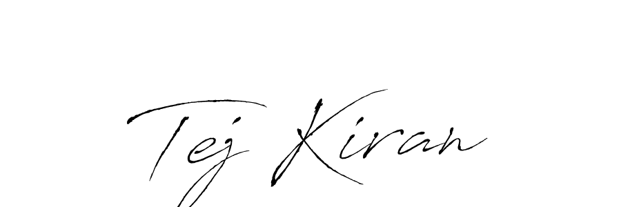 This is the best signature style for the Tej Kiran name. Also you like these signature font (Antro_Vectra). Mix name signature. Tej Kiran signature style 6 images and pictures png