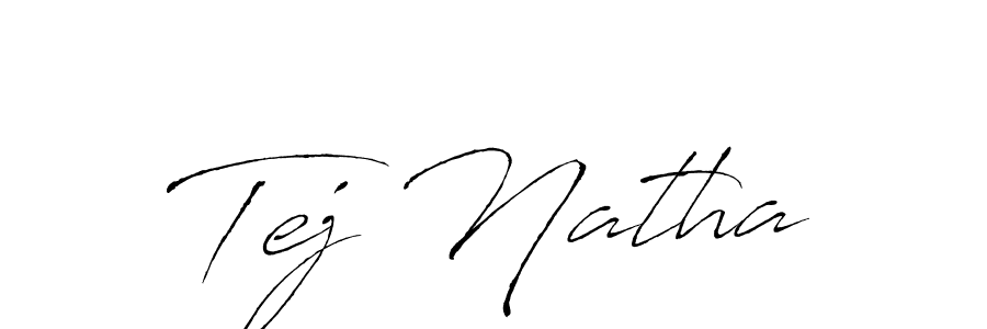 Create a beautiful signature design for name Tej Natha. With this signature (Antro_Vectra) fonts, you can make a handwritten signature for free. Tej Natha signature style 6 images and pictures png