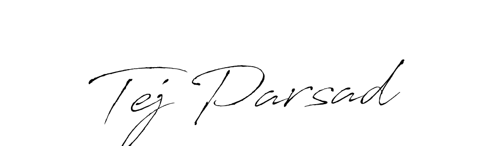 Make a beautiful signature design for name Tej Parsad. With this signature (Antro_Vectra) style, you can create a handwritten signature for free. Tej Parsad signature style 6 images and pictures png