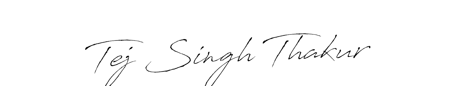Similarly Antro_Vectra is the best handwritten signature design. Signature creator online .You can use it as an online autograph creator for name Tej Singh Thakur. Tej Singh Thakur signature style 6 images and pictures png