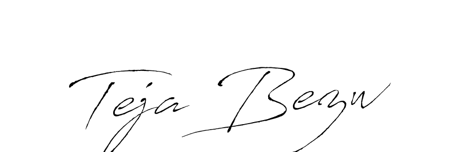 Create a beautiful signature design for name Teja Bezw. With this signature (Antro_Vectra) fonts, you can make a handwritten signature for free. Teja Bezw signature style 6 images and pictures png