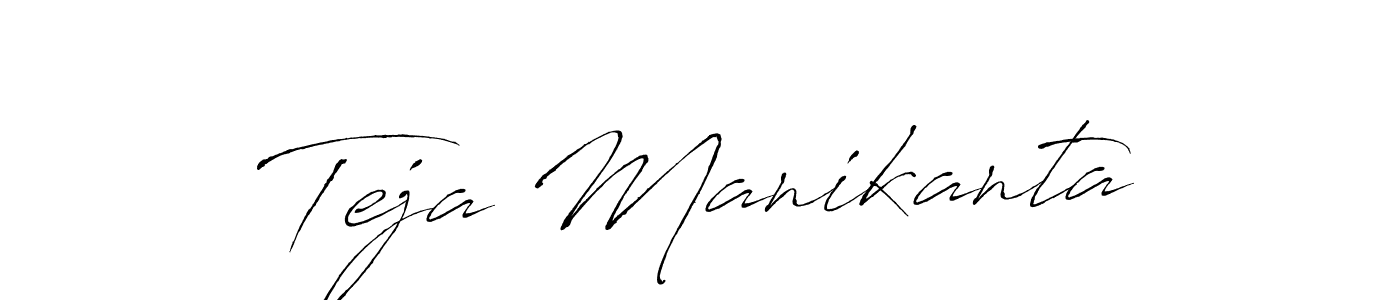 Antro_Vectra is a professional signature style that is perfect for those who want to add a touch of class to their signature. It is also a great choice for those who want to make their signature more unique. Get Teja Manikanta name to fancy signature for free. Teja Manikanta signature style 6 images and pictures png