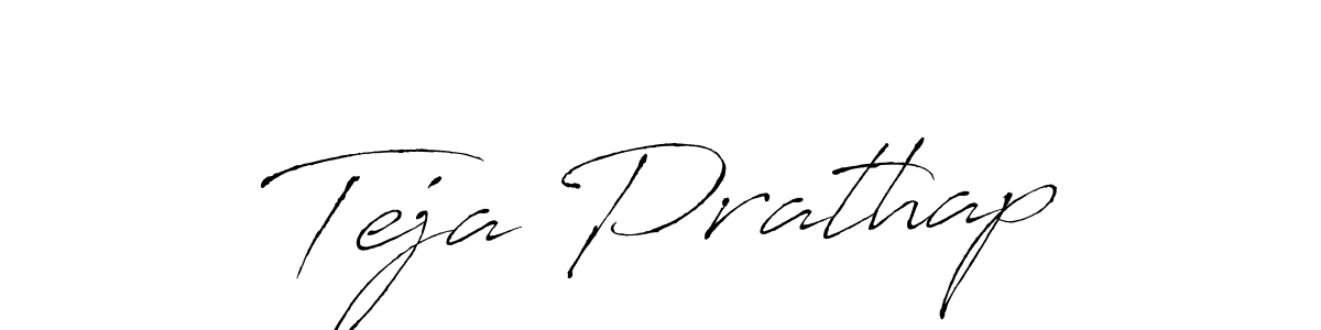 How to make Teja Prathap name signature. Use Antro_Vectra style for creating short signs online. This is the latest handwritten sign. Teja Prathap signature style 6 images and pictures png