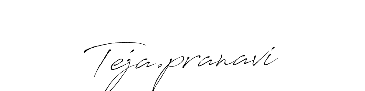 Design your own signature with our free online signature maker. With this signature software, you can create a handwritten (Antro_Vectra) signature for name Teja.pranavi. Teja.pranavi signature style 6 images and pictures png