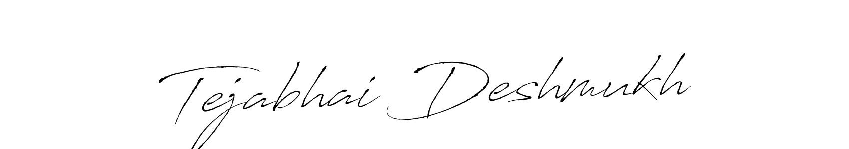 Similarly Antro_Vectra is the best handwritten signature design. Signature creator online .You can use it as an online autograph creator for name Tejabhai Deshmukh. Tejabhai Deshmukh signature style 6 images and pictures png