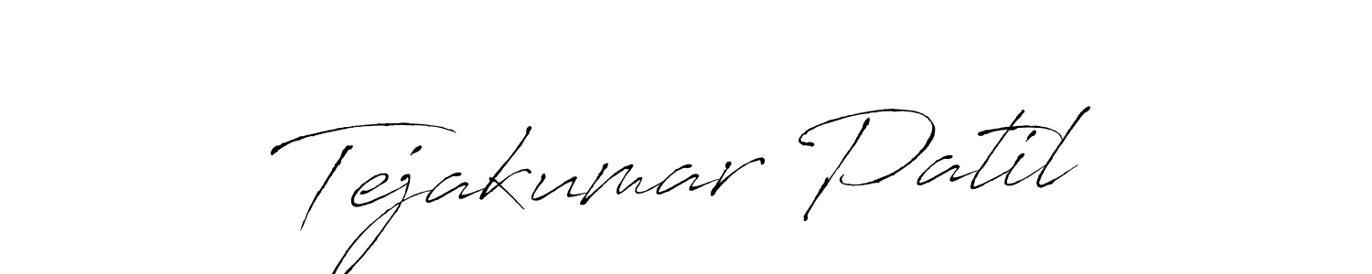 Make a beautiful signature design for name Tejakumar Patil. With this signature (Antro_Vectra) style, you can create a handwritten signature for free. Tejakumar Patil signature style 6 images and pictures png