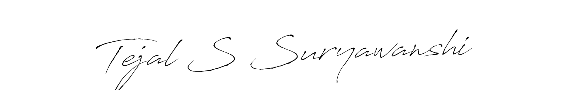 if you are searching for the best signature style for your name Tejal S Suryawanshi. so please give up your signature search. here we have designed multiple signature styles  using Antro_Vectra. Tejal S Suryawanshi signature style 6 images and pictures png