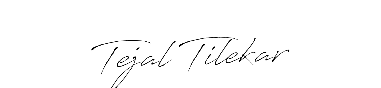 Also we have Tejal Tilekar name is the best signature style. Create professional handwritten signature collection using Antro_Vectra autograph style. Tejal Tilekar signature style 6 images and pictures png