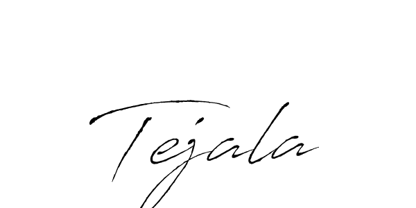 How to make Tejala signature? Antro_Vectra is a professional autograph style. Create handwritten signature for Tejala name. Tejala signature style 6 images and pictures png