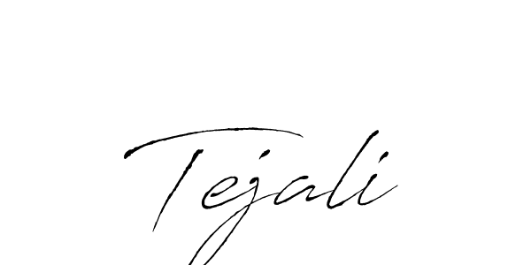 How to make Tejali signature? Antro_Vectra is a professional autograph style. Create handwritten signature for Tejali name. Tejali signature style 6 images and pictures png