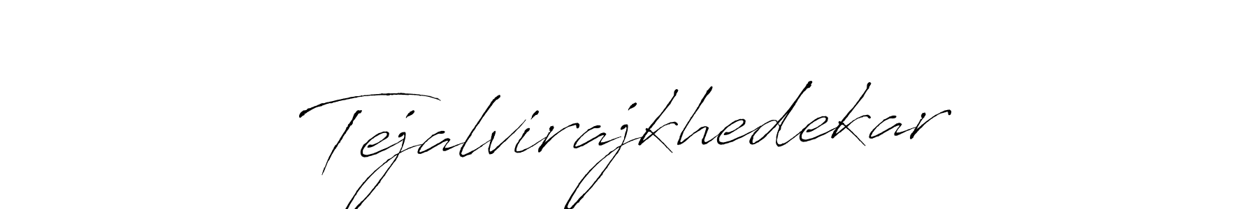 You should practise on your own different ways (Antro_Vectra) to write your name (Tejalvirajkhedekar) in signature. don't let someone else do it for you. Tejalvirajkhedekar signature style 6 images and pictures png