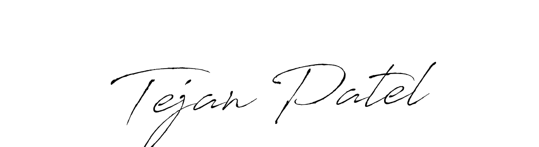 You should practise on your own different ways (Antro_Vectra) to write your name (Tejan Patel) in signature. don't let someone else do it for you. Tejan Patel signature style 6 images and pictures png