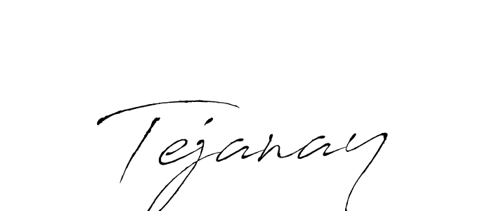 Use a signature maker to create a handwritten signature online. With this signature software, you can design (Antro_Vectra) your own signature for name Tejanay. Tejanay signature style 6 images and pictures png