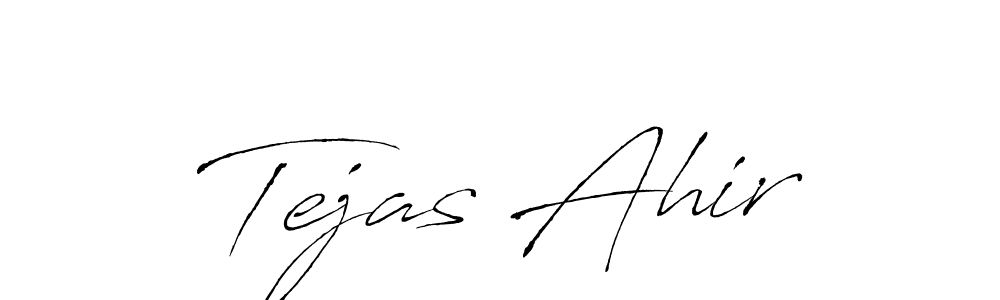 It looks lik you need a new signature style for name Tejas Ahir. Design unique handwritten (Antro_Vectra) signature with our free signature maker in just a few clicks. Tejas Ahir signature style 6 images and pictures png