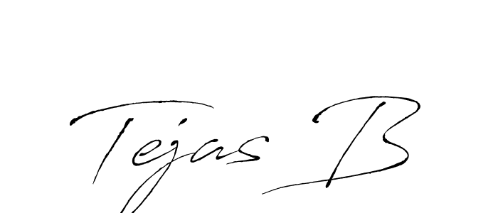 Make a beautiful signature design for name Tejas B. With this signature (Antro_Vectra) style, you can create a handwritten signature for free. Tejas B signature style 6 images and pictures png