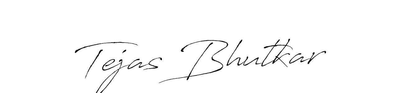 Create a beautiful signature design for name Tejas Bhutkar. With this signature (Antro_Vectra) fonts, you can make a handwritten signature for free. Tejas Bhutkar signature style 6 images and pictures png