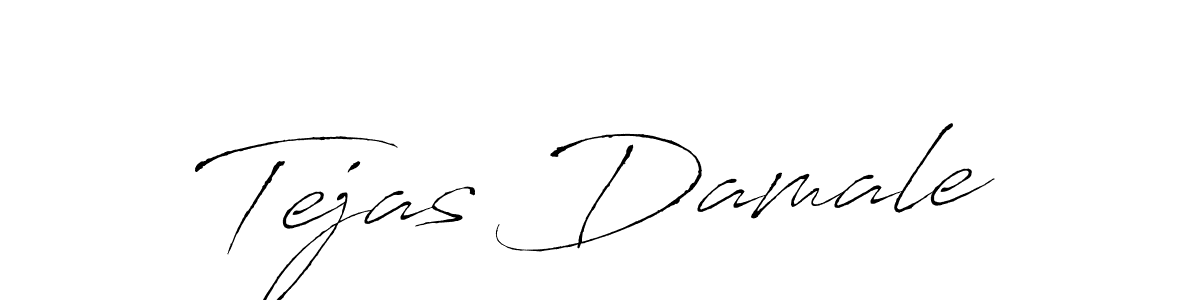 Also You can easily find your signature by using the search form. We will create Tejas Damale name handwritten signature images for you free of cost using Antro_Vectra sign style. Tejas Damale signature style 6 images and pictures png